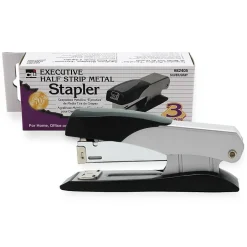 CLI Charles Leonard Executive Half Strip Metal Stapler, 30 Sheet Capacity, Gray/Black, Pack of 6 (CHL82405-6) Hot