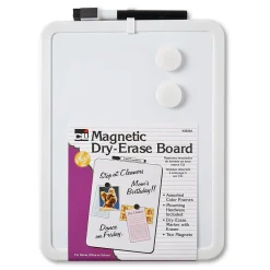 New Charles Leonard Magnetic Dry Erase Board, 8 1/2