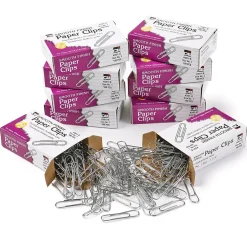 Charles Leonard Standard Paper Clips, Silver, 1000 Clips/Pack, 10/Bundle(CHL201E-10) Online
