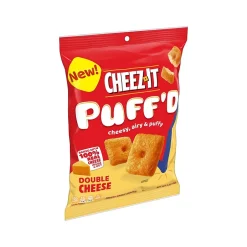 Crackers<Cheez-It Puff'd Double Cheese Crackers, 6 Packs/Box (KEE00022)