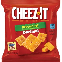 Crackers<Cheez-It Reduced Fat Reduced Fat Cheddar Crackers, 1.5 oz., 60 Packs/Box (KEE12226)