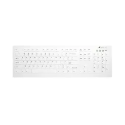 Cherry AK-C8112 Medical Wireless Ergonomic Keyboard, White (AK-C8112F-FUS-W/US)* Ergonomic Keyboards