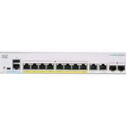 Cisco 350 CBS350-8FP-2G-NA 10 Ports Gigabit Ethernet Rack Mountable Switch* Ethernet Switches & Splitters
