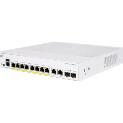 Cisco 350 CBS350-8FP-2G-NA 10 Ports Gigabit Ethernet Rack Mountable Switch* Ethernet Switches & Splitters
