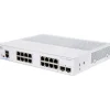 Cisco 350 18-Port Gigabit Ethernet Managed Switch, Silver (CBS35016TE2GNA)* Ethernet Switches & Splitters