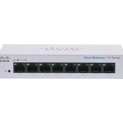 Cisco 110 8-Port Gigabit Ethernet Managed Switch, Silver (CBS1108TDNA)* Ethernet Switches & Splitters