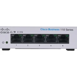 Cisco 110 5-Port Gigabit Ethernet Unmanaged Switch, Silver (CBS1105TDNA)* Ethernet Switches & Splitters