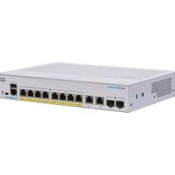Cisco 350 10-Port Gigabit Ethernet Managed Switch, Silver (CBS3508FPE2GNA)* Ethernet Switches & Splitters