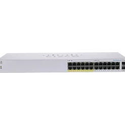 Cisco 110 24-Port Gigabit Ethernet Managed Switch, Silver (CBS11024PPNA)* Ethernet Switches & Splitters