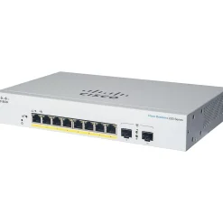 Cisco 220 8-Port Gigabit Ethernet Managed Switch, Silver (CBS2208TE2GNA)* Ethernet Switches & Splitters