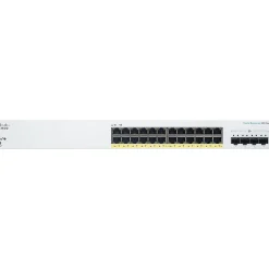 Cisco 220 24-Port Gigabit Ethernet Managed Switch, Silver (CBS22024P4XNA)* Ethernet Switches & Splitters