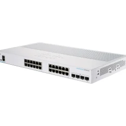 Cisco 350 24-Port Gigabit Ethernet Managed Switch, Silver (CBS35024T4XNA)* Ethernet Switches & Splitters