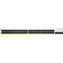 Cisco 220 48-Port Gigabit Ethernet Managed Switch, Silver (CBS22048P4GNA)* Ethernet Switches & Splitters