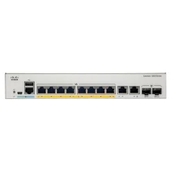 Cisco Catalyst 1000 Series 8-Port Gigabit Ethernet Managed Switch, 10/100/1000 Mbps (C1000-8FP-2G-L)* Ethernet Switches & Splitters