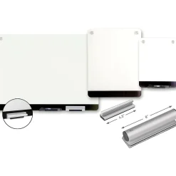 Discount Clarity Personal Glass Board, 24"x18" Dry Erase