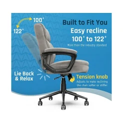 Clearance Transform 2.0 Ergonomic Fabric Swivel Desk Chair, (CCHR10007D) Ergonomic Chairs