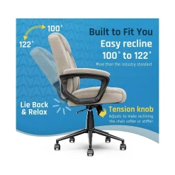 Sale Transform 1.0 Ergonomic Fabric Swivel Desk Chair, (CCHR10001D) Ergonomic Chairs