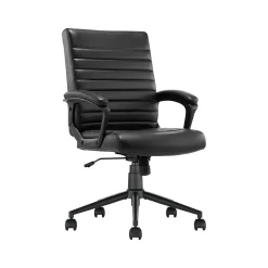 Clearance Transform 3.0 Ergonomic Bonded Leather Swivel Desk Chair, (CCHR10008B) Office Chairs