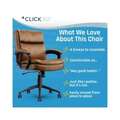 Online Transform 2.0 Ergonomic Bonded Leather Swivel Desk Chair, (CCHR10007A) Ergonomic Chairs