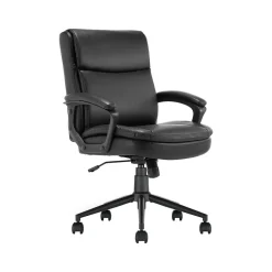 New Transform 2.0 Ergonomic Bonded Leather Swivel Desk Chair, (CCHR10007B) Ergonomic Chairs
