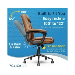 Online Transform 1.0 Ergonomic Bonded Leather Swivel Desk Chair, (CCHR10001A) Ergonomic Chairs