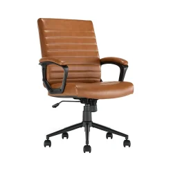 New Transform 3.0 Ergonomic Bonded Leather Swivel Desk Chair, (CCHR10008A) Ergonomic Chairs
