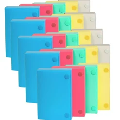 Hot ® 3" x 5" Index Card Case, Assorted Colors, Pack of 24 (CLI58335-24) Index Cards