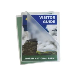 C-Line Deluxe Project Folders, Letter, Transparent, 50/Box (62138) New