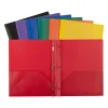 C-Line Heavy Duty 3-Hole Punched 2-Pocket Portfolio Folders, Assorted Colors (CLI33960) Online