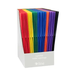 C-Line Heavy Duty 3-Hole Punched 2-Pocket Portfolio Folders, Assorted Colors (CLI33960) Online