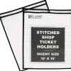 C-Line Job Ticket Holder, Heavyweight, 12" x 15", Clear with Black Edges, 25/Box (46125) Online