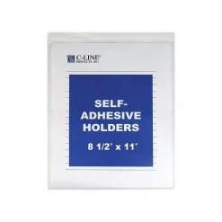 C-Line Job Ticket Holders, 8-1/2" x 11", Clear, 50/Box (70911) Online