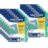 C-Line Mini Size 5-Tab Poly Index Dividers, 5 Tabs, Assorted Colors, 5/Pack, 12 Packs (CLI03750-12) Sale