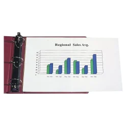 C-Line Panoramic Fold-Out Sheet Protectors, Heavyweight, 11" x 17", Clear, 25/Box (62237) Discount