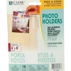 C-Line Peel & Stick Photo Holders for 3" x 5" & 4" x 6" Photos, Clear, 10/Pack (CLI70346) Best