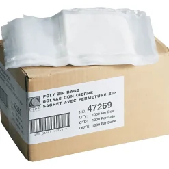 C-Line Reclosable Small Parts Bags, 2 Mil, 6"W x 9"D, 1000/Carton (47269)* Reclosable Poly Bags