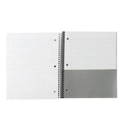 C-Line 3-Subject Notebooks, Wide Ruled, 120 Sheets, Assorted Colors, 3/Bundle (CLI22046-3) Hot