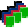 C-Line 5-Subject Subject Notebooks, Wide Ruled, 180 Sheets, Assorted Colors, 3/Bundle (CLI22051-3) Online