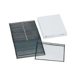 C-Line Vinyl Job Ticket Holders, 8-1/2" x 11", Clear, 25/Pack (49911) Hot