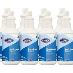 Clorox Pro Bleach Cream Cleaner, Fresh Scent, 32 oz., 8/Carton (CLO 30613)