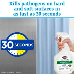 Clorox Healthcare Hydrogen Peroxide Cleaner Disinfectant, 32 oz., 9/Carton (30828)