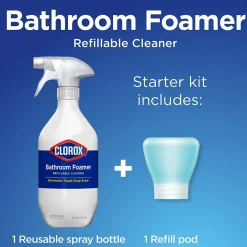 Clorox Multipurpose Cleaner Refill Pods, Crisp Lemon Scent, 2 Pods/Box, 8 Boxes/Carton (60161)