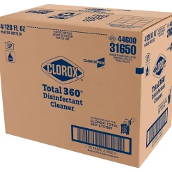 Clorox Total 360 Disinfectant Cleaner, 128 oz., 4/Carton (31650)