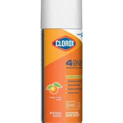Clorox Pro 4 in One Disinfectant & Sanitizer, Citrus Scent, 14 oz., 12/Carton (31043)