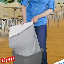 Glad CloroxPro ForceFlex 13 Gallon Tall Kitchen Trash Bag, 23.75