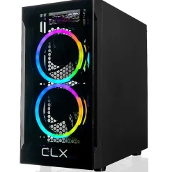 CLX SET TGMSETRTA3502BM Gaming Desktop Computer, AMD Ryzen 7 5700X, 16GB Memory, 1TGB SSD, 2TB HDD* Gaming Desktops