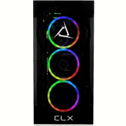 CLX SET TGMSETRTH2A01BM Gaming Desktop Computer, AMD Ryzen 9 7900X, 32GB Memory, 1TB SSD, 4TB HDD* Gaming Desktops