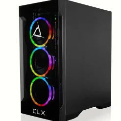 CLX SET TGMSETRTU2B01BM Gaming Desktop Computer, AMD Ryzen 7 7700X, 32GB Memory, 1TGB SSD, 4TB HDD* Gaming Desktops