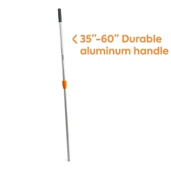 Coastwide Professional ™ 35"-60" Aluminum Wet Mop Extendable Handle, Microfiber Head (CW61073-CC)