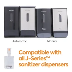 Coastwide Professional 70% Alcohol Gel Hand Sanitizer Refill for J-Series, 1200 mL, 2/Carton (CWJSR-HSG)